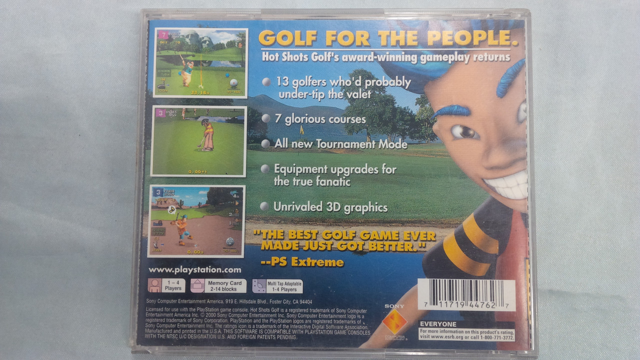 Hot Shots Golf 2 - 06 (rear cover) 133812