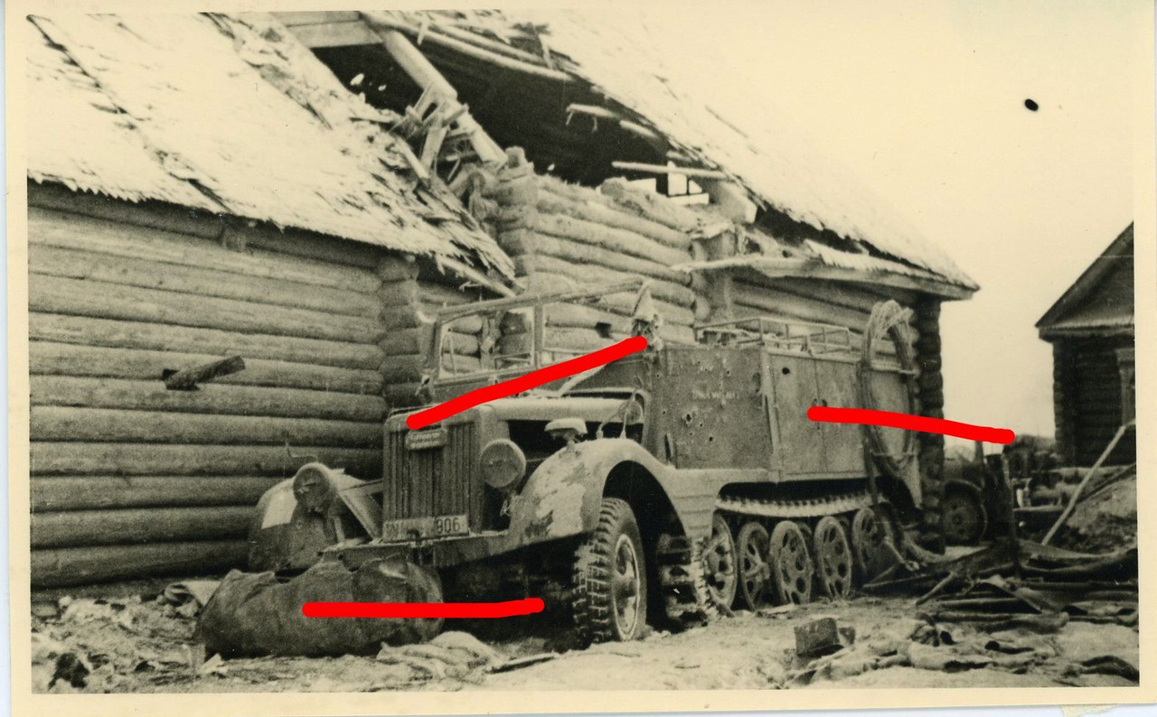 Russland Kämpfe Halbkette Foto