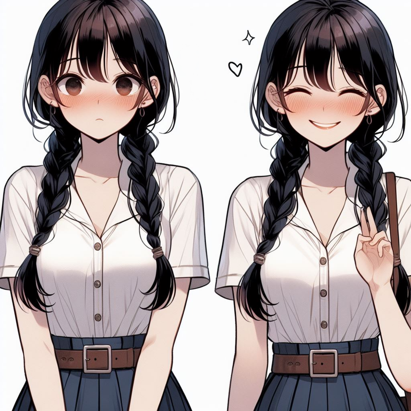 A tall and thin girl. cute but shy. medium bust. size very beautiful. smiling shyly. waist-le (1)