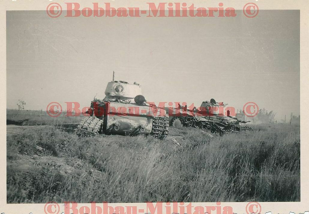 Russland Panzer-Regiment 25 zerstörte russische KW-1 Panzer tank combat