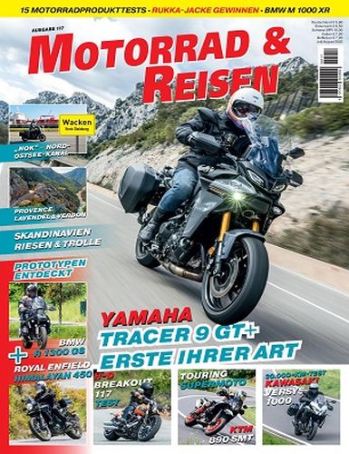 Cover: Motorrad und Reisen Magazin No 117 Juli-August 2023