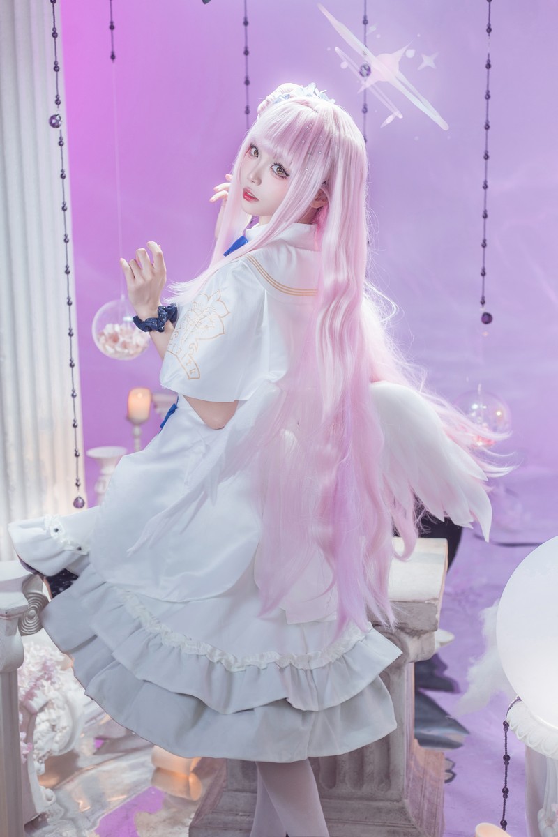 艾西Aiwest 碧蓝档案圣园未花Cosplay写真图集 高清美图合集 40P (415.8M)插图6