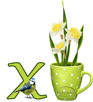 Taza con narcisos X