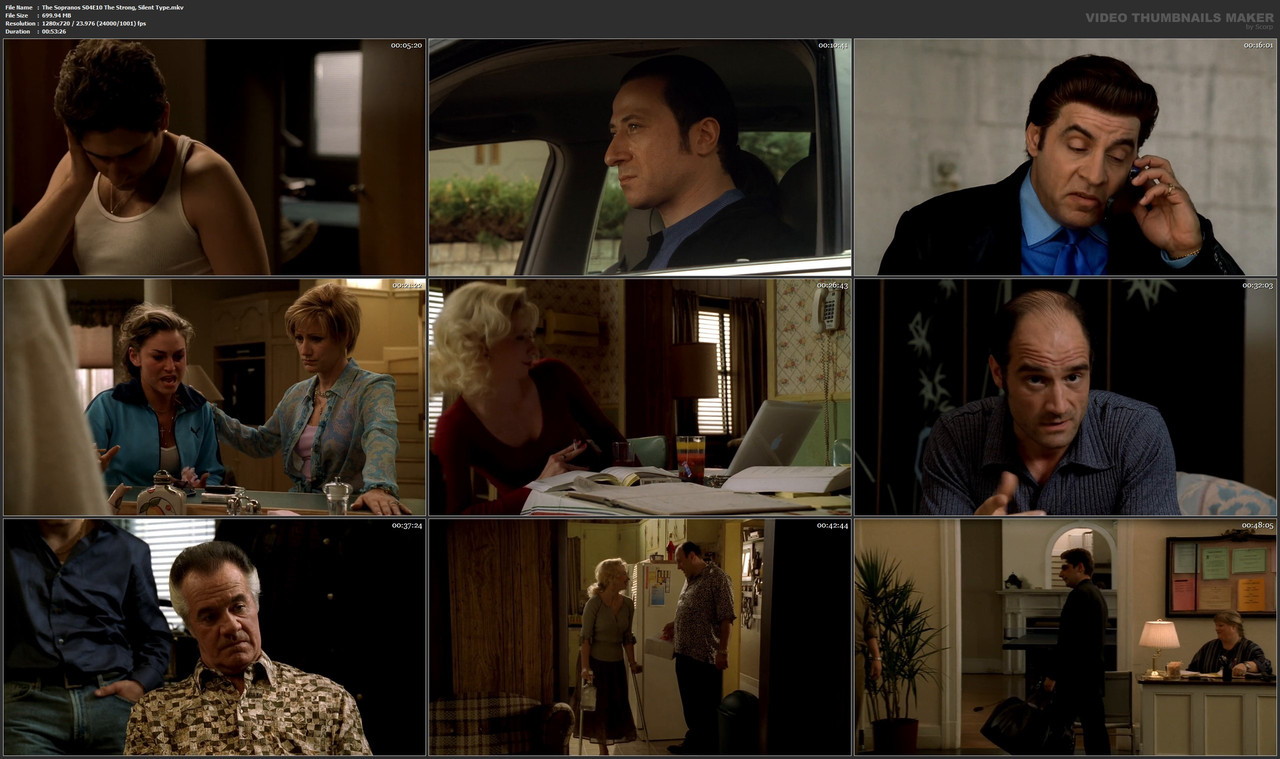 The Sopranos S04E10 The Strong, Silent Type.mkv