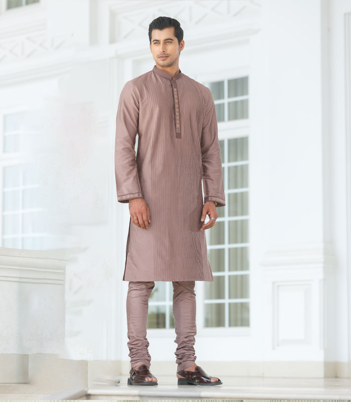 Men’s Exclusive Punjab & Pajama : Off White Color