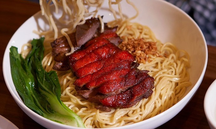 Sajian bakmi bebek di Bakmi Berdikari.