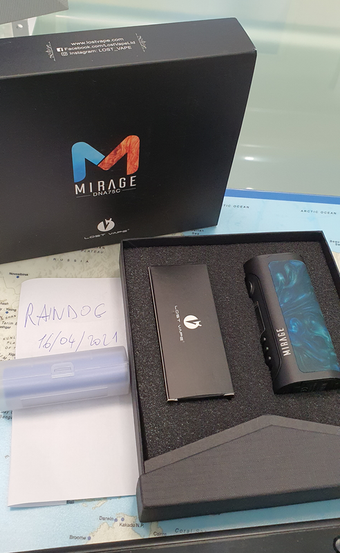 Box Lost Vape Mirage DNA 75c + 1 Batteria [SigarettaElettronicaForum.com]