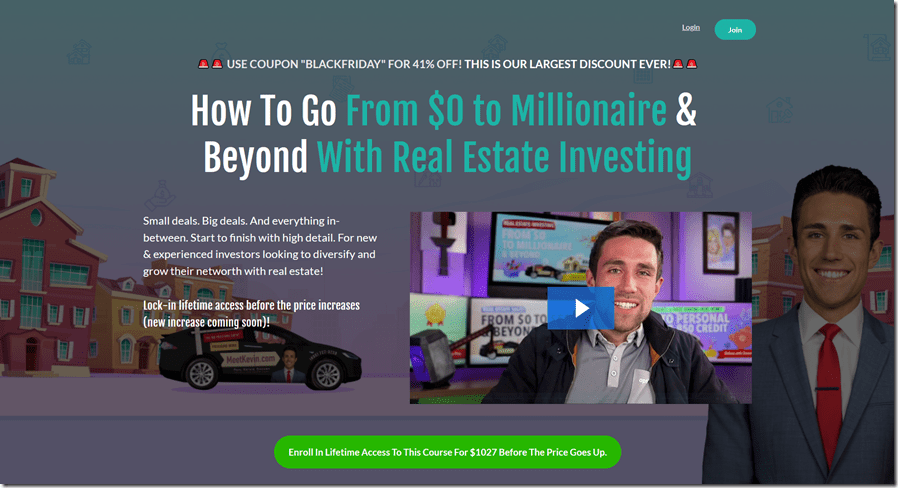 Real Estate Investing From $0 to Millionaire & Beyond with Meet Kevin