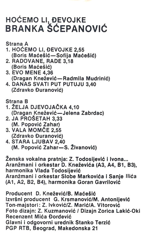 Branka Scepanovic 1988 kz