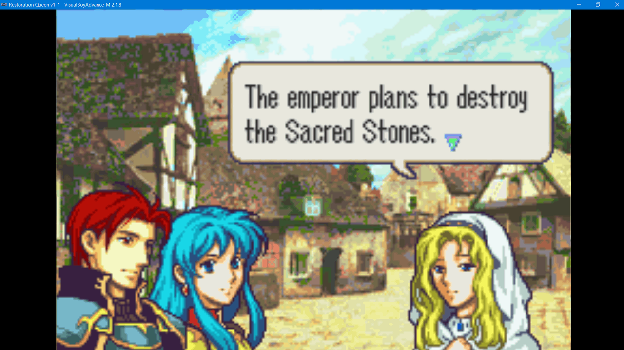 2024-02-21 23_31_18-Restoration Queen v1-1 - VisualBoyAdvance-M 2.1.8