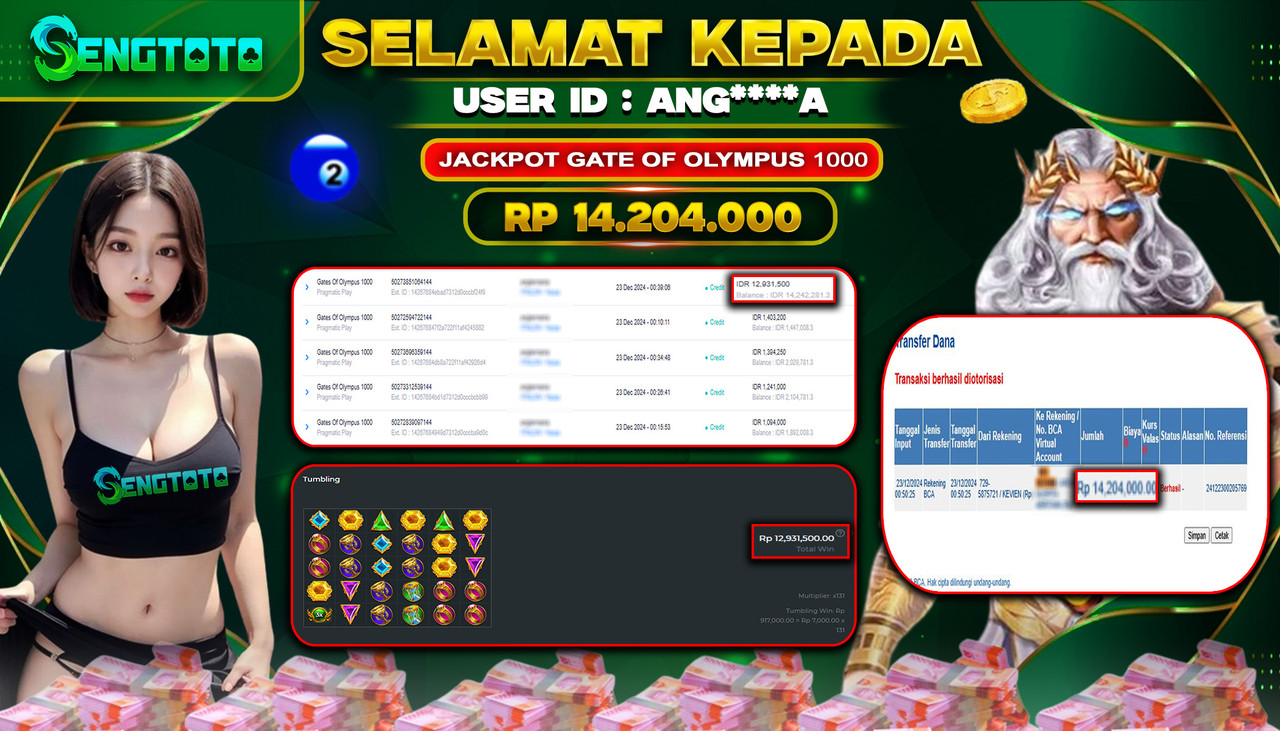 BUKTI PEMBAYARAN SLOT GATES OF OLYMPUS 1000