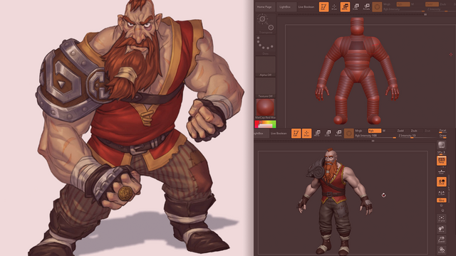 Game Character Sculpting using Zbrush Game Character Sculpting using Zbrush