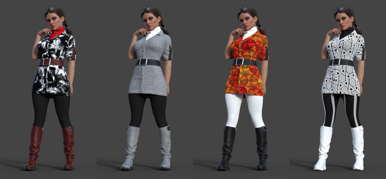 dForce Alice’s Autumn Costume for Genesis 8 Female