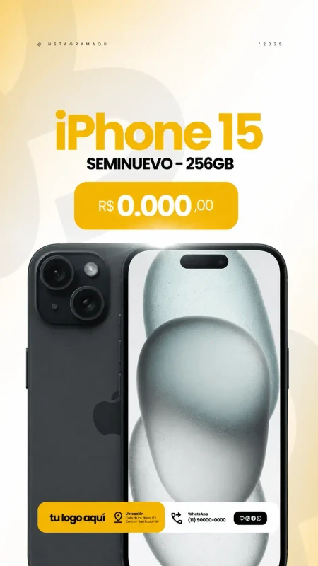 Plantilla iPhone Pro 3