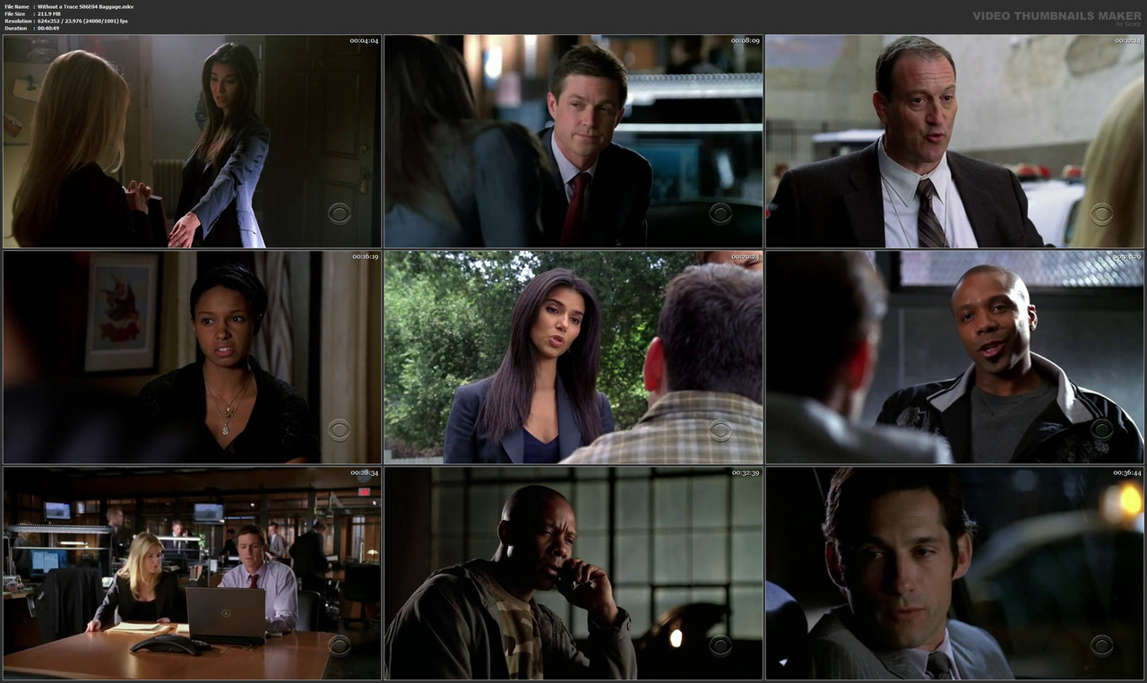 Without a Trace S06E04 Baggage.mkv