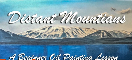 Distant Mountains   A Beginner Oil Painting Lesson