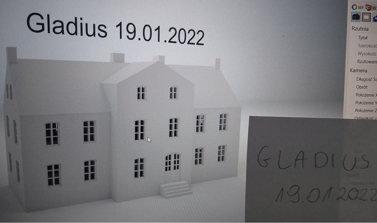 render z kartka