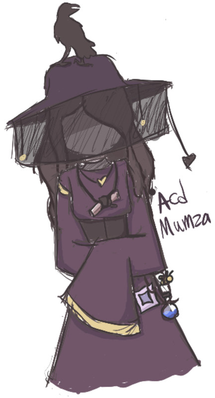 art of Mumza, aka Philza's wife (as she is depicted in the dream smp by fans)