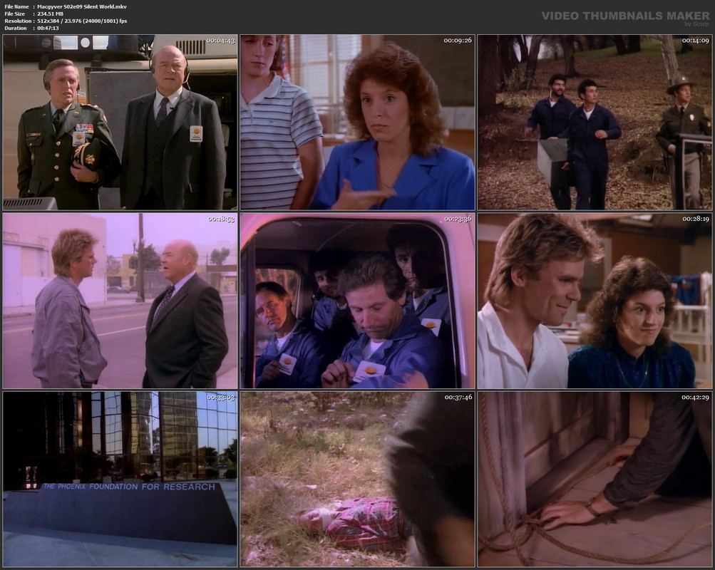 Macgyver S02e09 Silent World.mkv