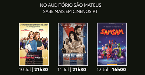 ELVAS: TRÊS FILMES EM EXIBIÇÃO NO AUDITÓRIO SÃO MATEUS