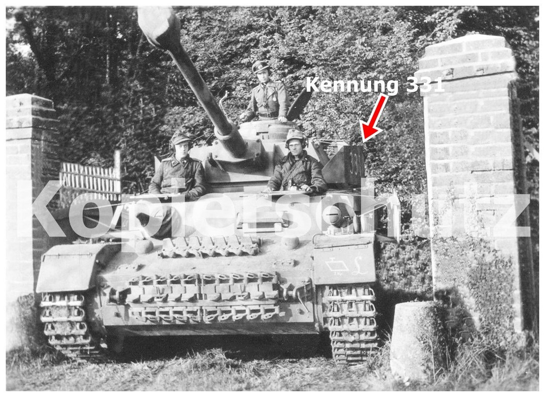 Panzer IV Langrohr mit Kennung 331 als Panzerjäg