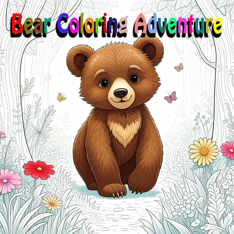 Bear-y Cute Coloring Book