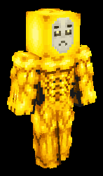 Golden Sperm Minecraft Skin