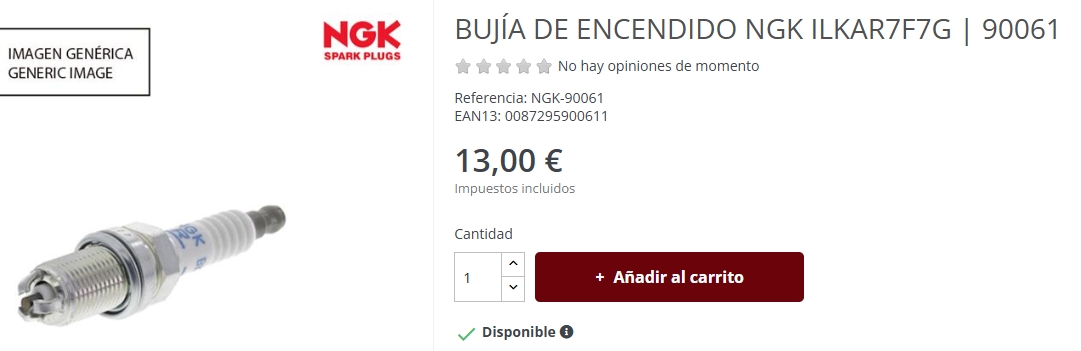 Bujía NGK