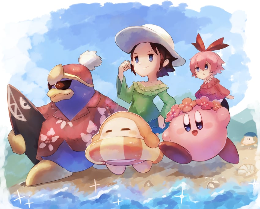 kirby-king-dedede-waddle-dee-adeleine-ba