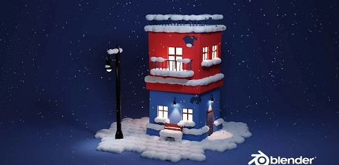 Create Winter Scene In Blender