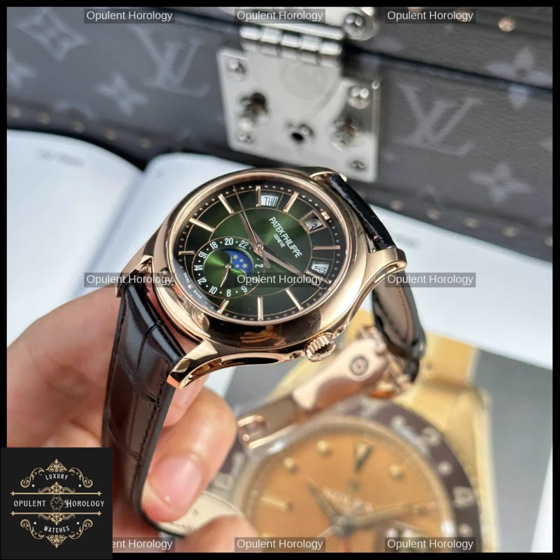 Patek Philippe 5205R – Green Dial Annual Calendar 40 mm - Super Clone