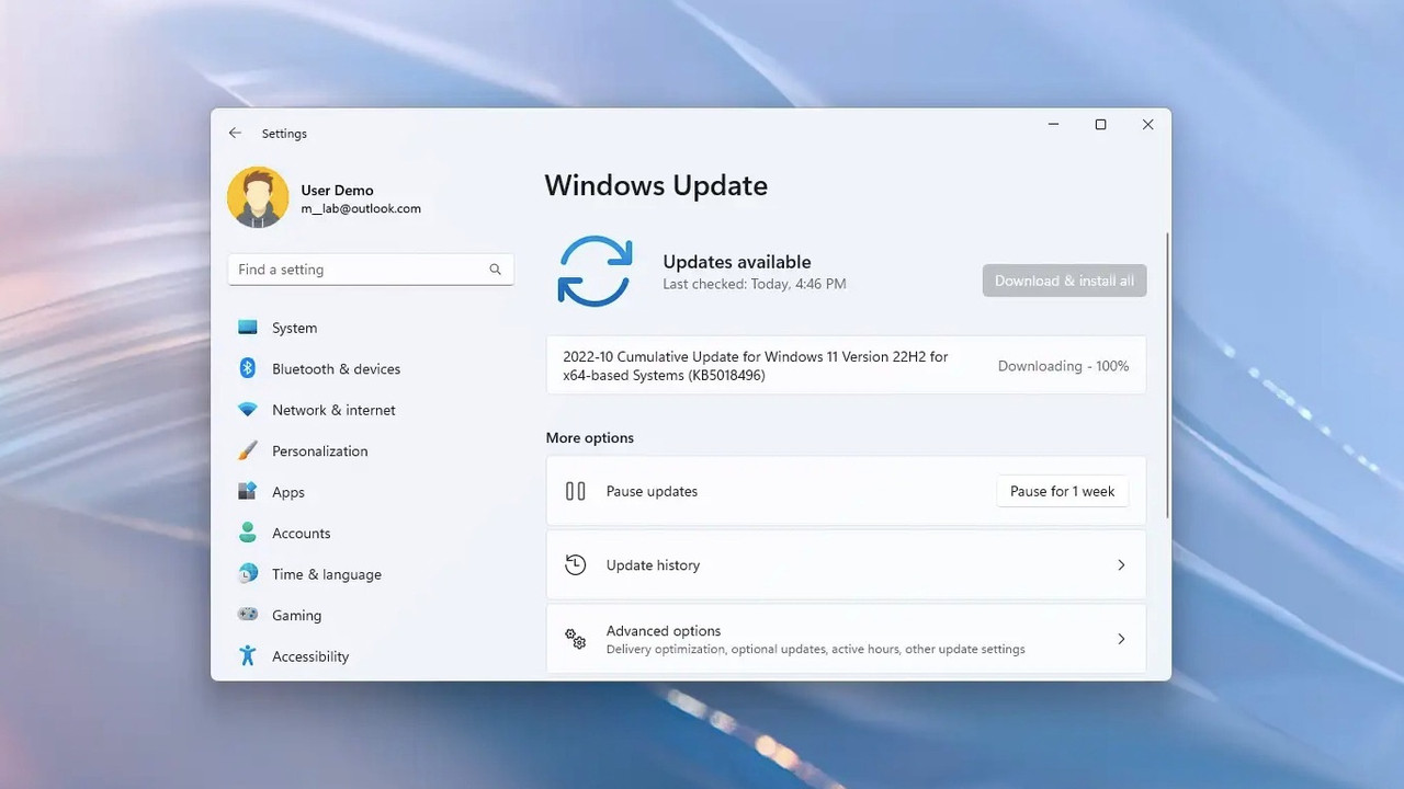 Microsoft mejora la experiencia de Windows Update en Windows 11