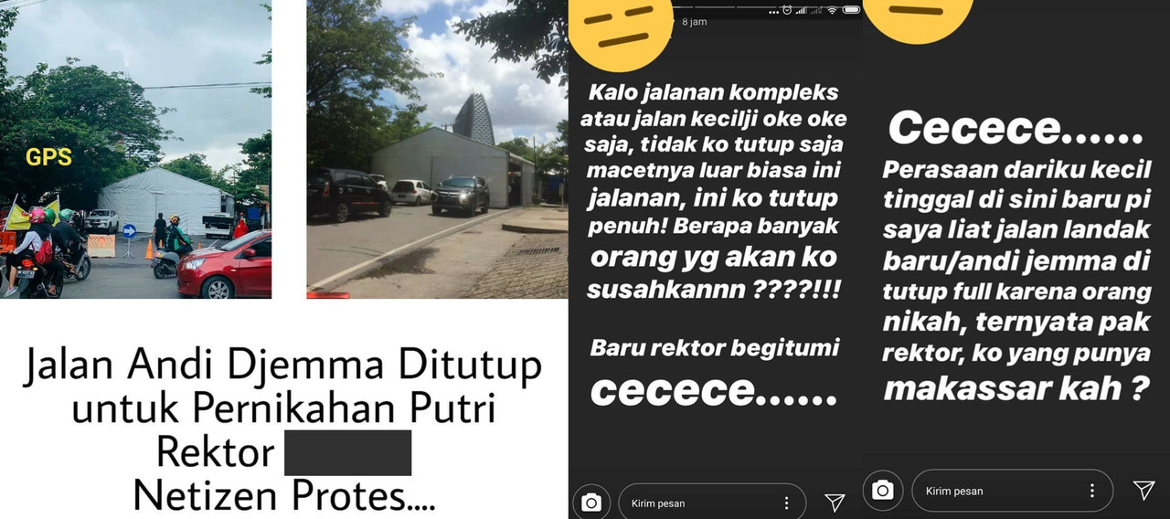 Rektor di Makassar jadi sorotan gara-gara penutupan jalan untuk pernikahan anaknya