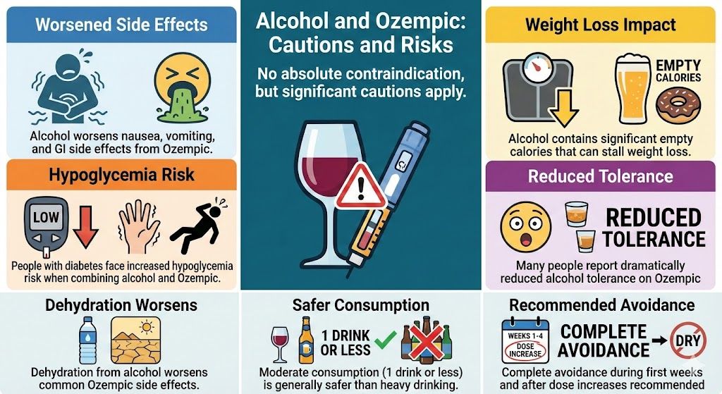 Alcohol and Ozempic Chart