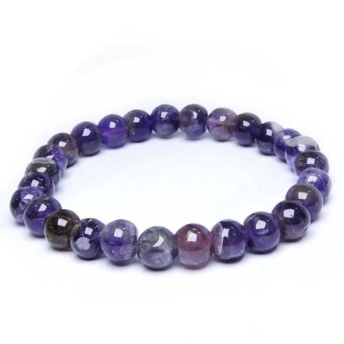 Avika Amethyst 6 MM Bead Bracelet (Pack of 1Pc)