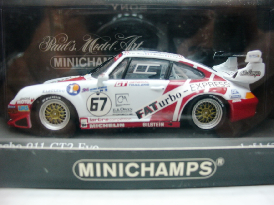 【希少】MINICHAMPS ポルシェ993 GT2 レーシング WOW EXTREMELY RARE Porsche 993 911 GT2 #67 Le Mans 1999 1:43