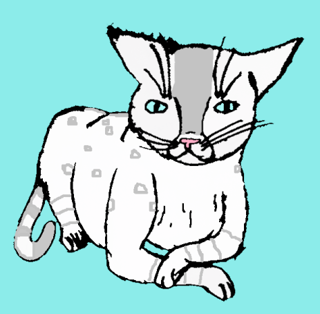 {Art Shopje} Cats on Paper Hyena-mijn