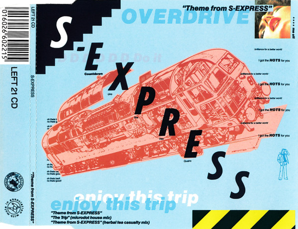 07/01/2023 - S-Express – Theme From S-Express (CD Single)(Rhythm King – LEFT 21 CD) 1988 R-37255-1605262587-6085