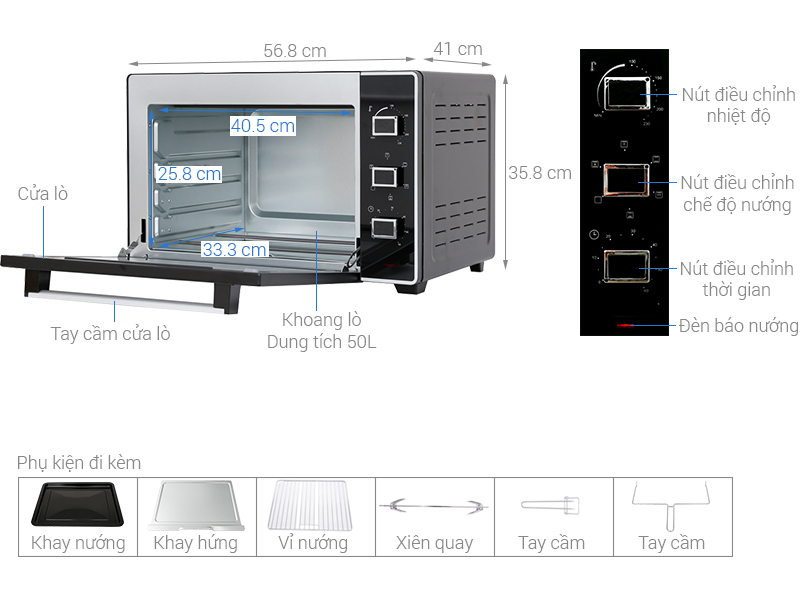 Cần bán 1 lò nướng chuyên dụng loại to Sanaky (Nhật Bản) VH5099S2D - 6