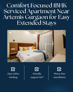 Comfort Focused 1BHK Serviced Apartment Near Artemis Gurgaon for Easy Extended Stays
