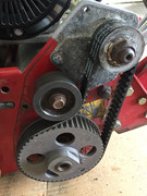 New pulley and new belt