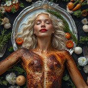 Garden wedding wom served Blonde 0 92