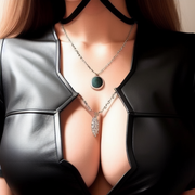 01008-1291885007-a beautiful necklace nestled in big cleavage, leather