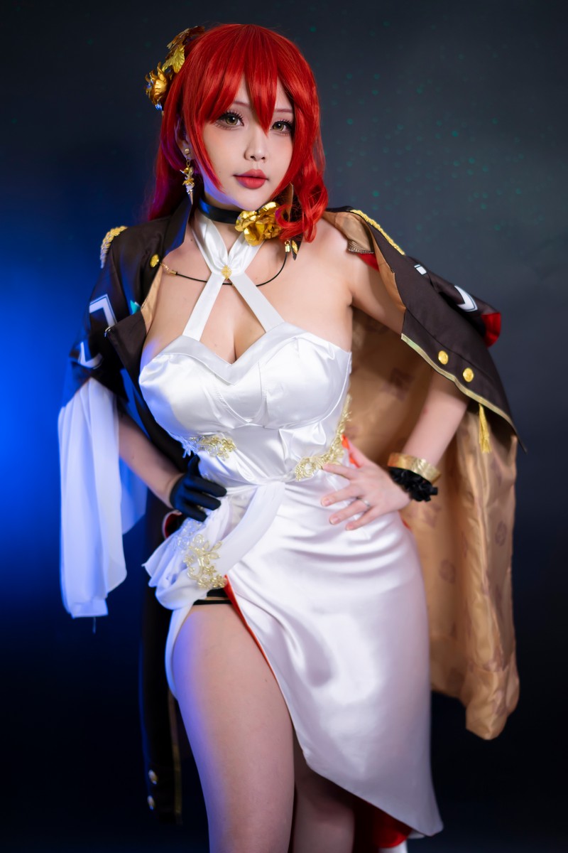 Hana Bunny 姬子 Cosplay写真｜崩坏 Himeko 高清图片合集[14P-70.9M]插图6