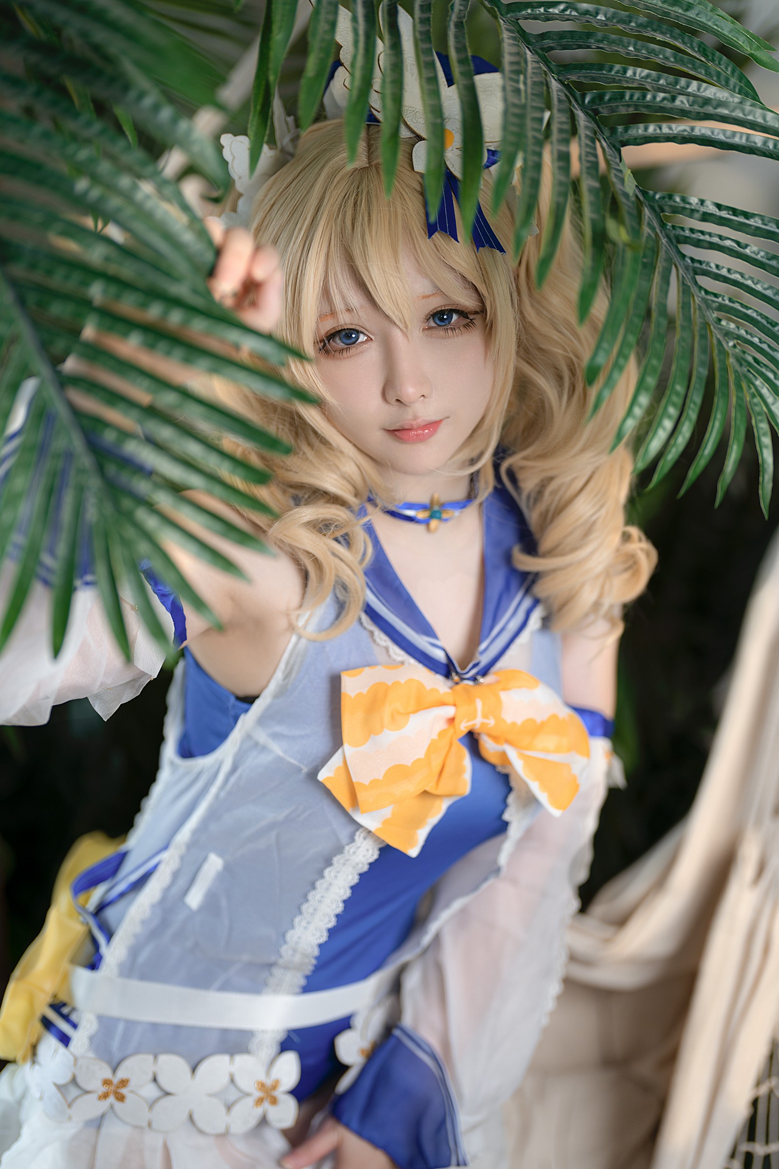 樱梨梨 芭芭拉 泳装 Cosplay 写真集｜原神角色高清摄影（30P｜576MB）插图1