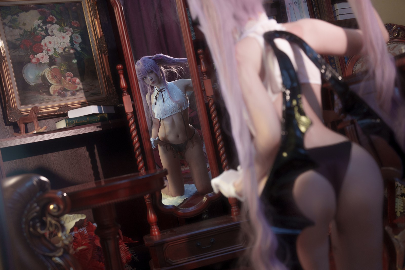 安食Ajiki 笨拙的小恶魔写真集 – 萌系COS & 性感魅力 [44P-1.18G]插图6