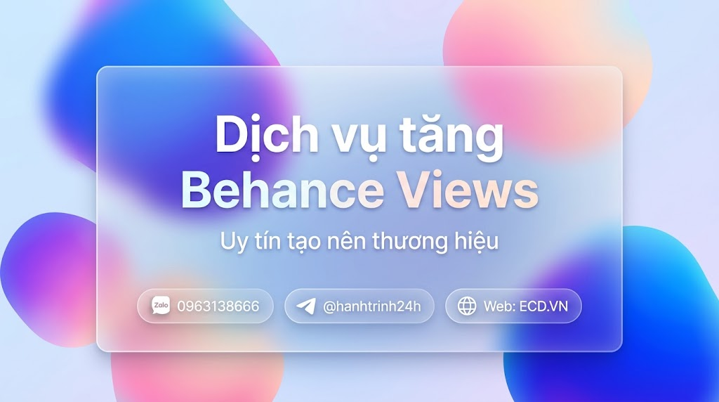 dịch vụ tăng behance views hiệu quả cho portfolio