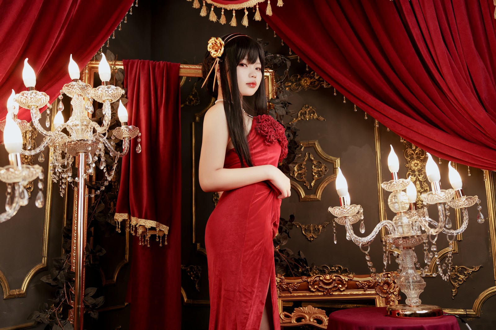 小瑶幺幺 醉酒约尔 Cosplay 写真集【44P|437MB】