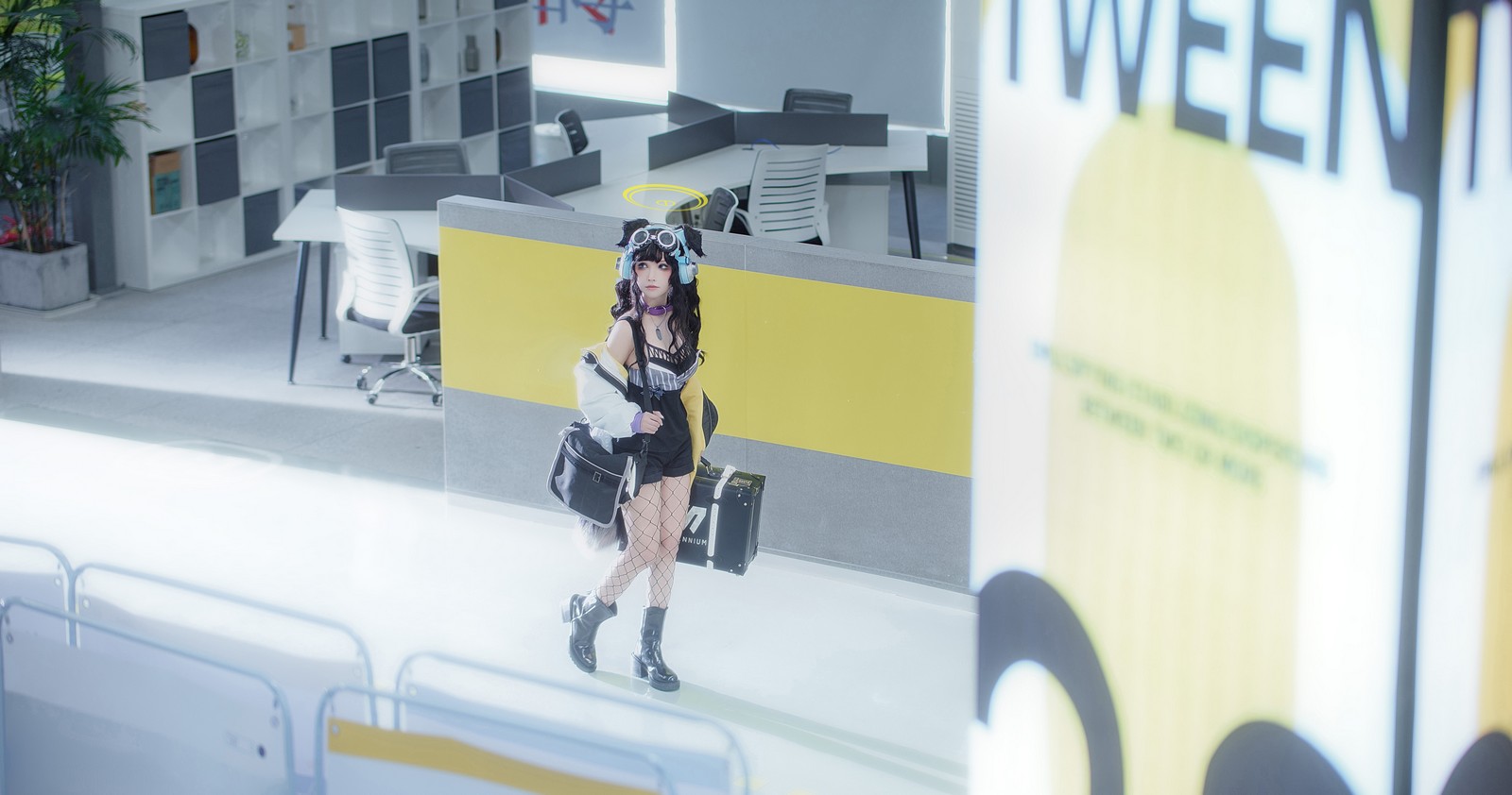 一千只猫薄禾写真 –  蔚蓝档案 阿洛娜 Cosplay 高清写真集（17P / 178.9MB）插图1