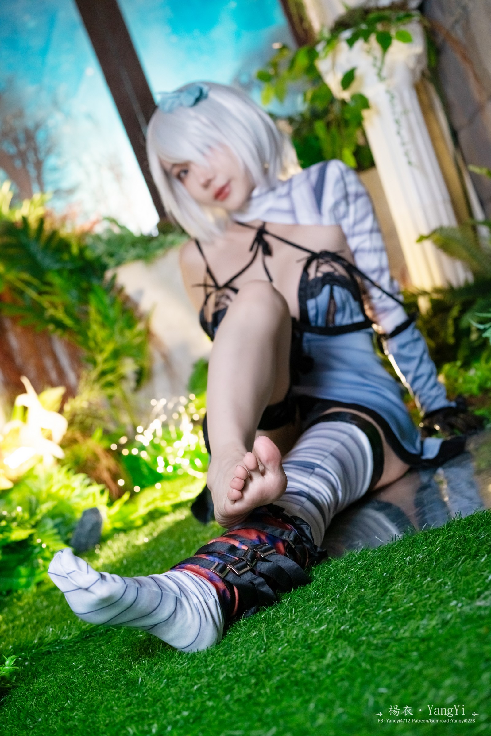 楊衣 Yangyi – 2B Cosplay 高清写真视频合集（59P+4V-488MB）尼尔机械纪元插图1